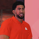Jake from State Farm smiling in the game NBA 2K22.